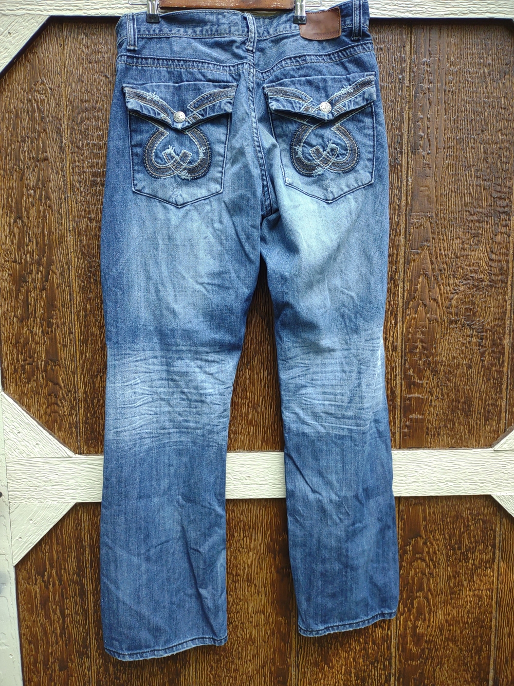 Flypaper men's 36/34 regular fit blue jeans